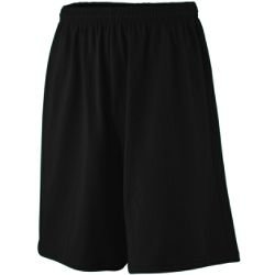 St. Cyril Black Mesh Sport Shorts