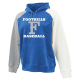 Cat Foot Baseball Colorblock Hoodie
