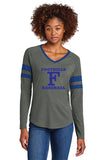 Cat Foot Baseball Women's Raglan