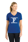 Cat Foot Baseball Women's Vneck Tshirt