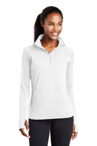 TCI Sport-Tek® Women's Sport-Wick® Stretch 1/4-Zip Pullover