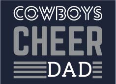 TV Cowboys Cheer Dad Shirt