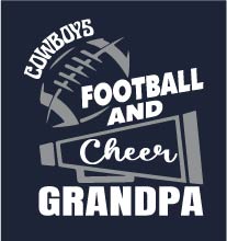 TV Cowboys Cheer Grandpa Shirt