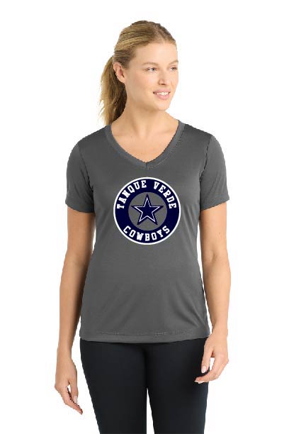 TV Cowboys 13U Women's Vneck Tshirt