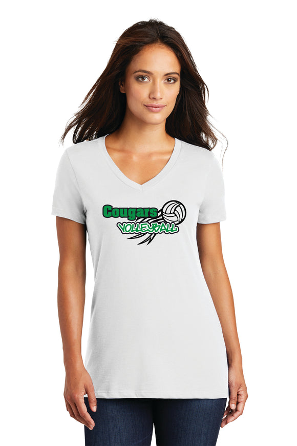 St. Cyril Women's Volleyball Vneck Fan Shirt