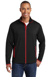 VA Sport-Tek® Sport-Wick® Stretch Contrast Full-Zip Jacket (IMAGING)