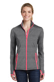 VA Sport-Tek® Ladies Sport-Wick® Stretch Contrast Full-Zip Jacket (DENTAL)