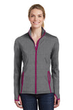 VA Sport-Tek® Ladies Sport-Wick® Stretch Contrast Full-Zip Jacket (IMAGING)